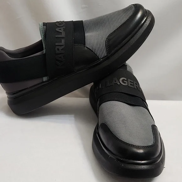 Karl Lagerfeld Paris Logo Slip-on Shoes (M Size 9) - Picture 5 of 16